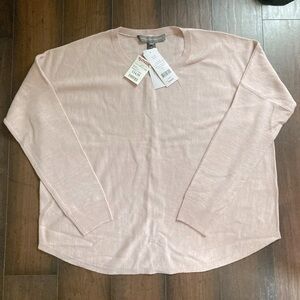 NWT XL Light Pink Sweater